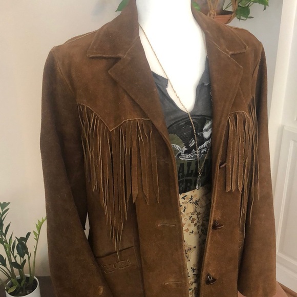Vintage Suede Fringe Jacket - Picture 4 of 13